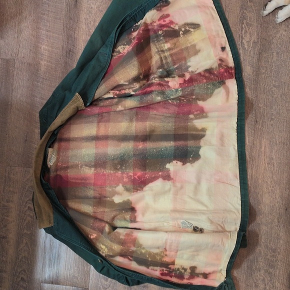 Vintage Eddie Bauer Lined Work Chore Jacket Courdoury - Picture 3 of 6